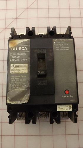 FUJI ELECTRIC BU-ECA 3020 CIRCUIT BREAKER T30805