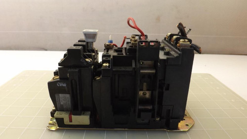 ALLEN BRADLEY 509-B0D 42185-800-01 595-A STARTER W/ OVERLOAD RELAY AND AUXILLIARY CONTACT T29840