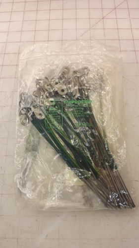 LOT OF 36 HARTWELL 432-1131-00 WIRE ROPE ASSEMBLY SINGLE LEG T34329