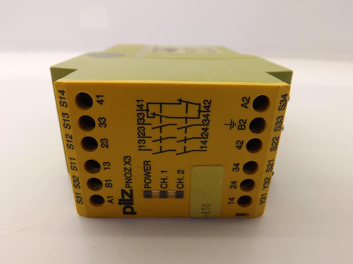 PILZ PNOZX3 SAFETY RELAY T36366