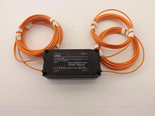 LITTON FO4665 -B500-180 OPTICAL BYPASS SWITCH T37494