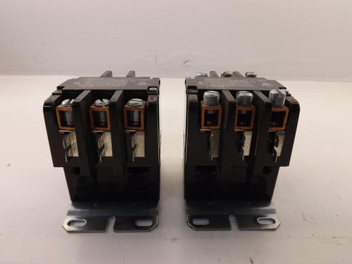 LOT OF 2 POTTER & BRUMFIELD P40P42A12P1-24 CONTACTORS T41413