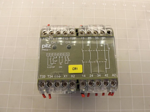 PILZ PNOZ PNOZ 1 24 V AC 3S10 RELAY T47008
