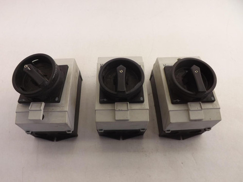 LOT OF 3 MOELLER T0-1-102 ROTARY SWITCH ASSEMBLY T43794