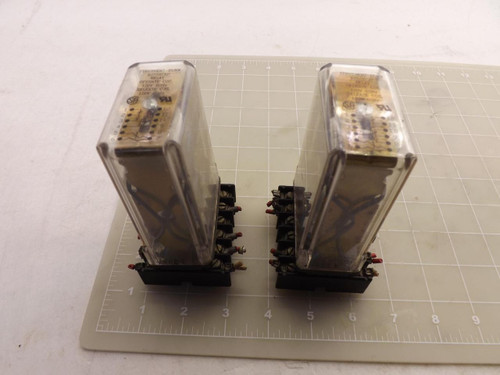 LOT OF 2 STRUTHERS-DUNN B255XCXP RELAYS T43953