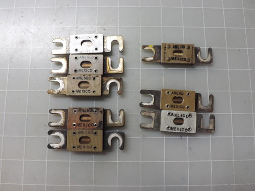 LOT OF 8 ANL600 ANL40 ANL400 ANL500 ANL150 NON DELAY LIMITER T51050