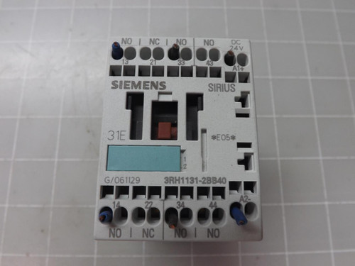 SIEMENS 3RH1131-2BB40 CONTROL RELAY T49905