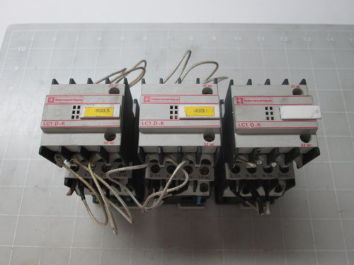 LOT OF 3 TELEMECANIQUE LC1 DFK11 CONTACTORS T53298