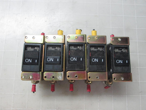 LOT OF 5 MATSUSHITA CP-C CIRCUIT PROTECTOR T53299