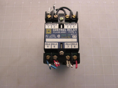 SQUARE D 8501 L0-60 CONTROL RELAY T53149