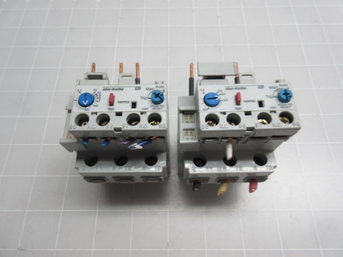 LOT OF 2 ALLEN BRADLEY 193-EB1EB OVERLOAD RELAYS T56399