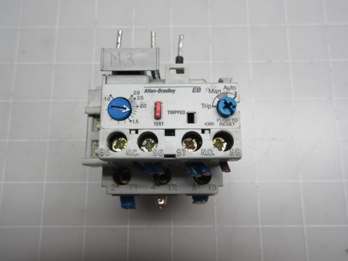 ALLEN BRADLEY 193-EB1DB OVERLOAD RELAYS T56407