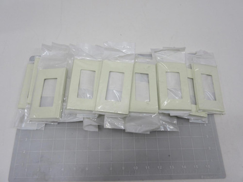 LOT OF 25  80301-SA ALMON DECORA SCREWLESS WALLPLATES COVERS T56654