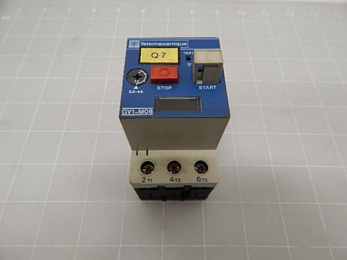 TELEMECANIQUE GV1-M08 MOTOR PROTECTOR T57377