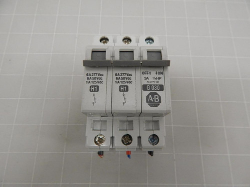 ALLEN BRADLEY 1492-ACB 1492-CB1 CIRCUIT BREAKER ASSEMBLY T59525