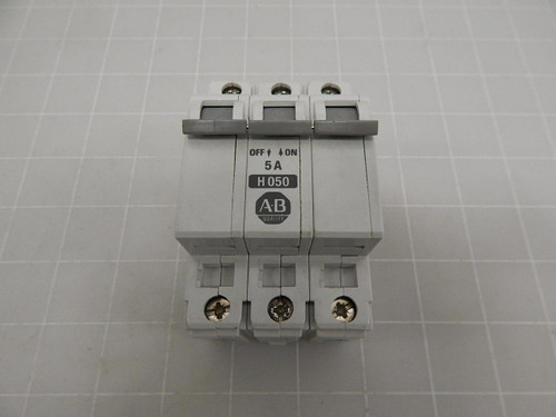 ALLEN BRADLEY 1492-CB3 5 AMP CIRCUIT BREAKER T59542