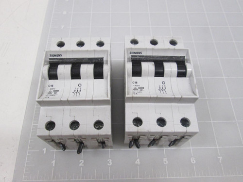 LOT OF 2 SIEMENS 5SX23 CIRC BREAKER T57983