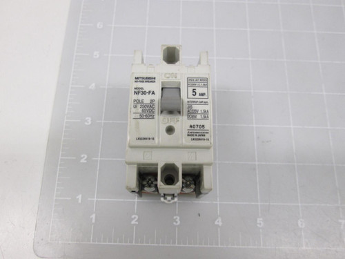 MITSUBISHI NF30-FA 2 POLE CIRCUIT BREAKER T60462