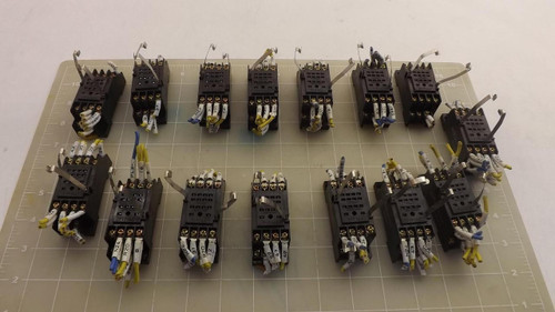 LOT OF 15 OMRON PYF14A RELAY SOCKET BASE T27845
