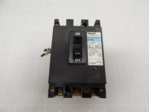 FUJI EA53 3 POLE 30 AMP AUTO BREAKER T60839