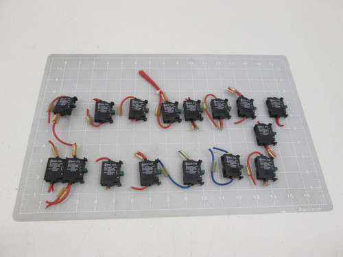 LOT OF 16 KLOCKNER MOELLER M22-K10 CONTACT BLOCK T62520