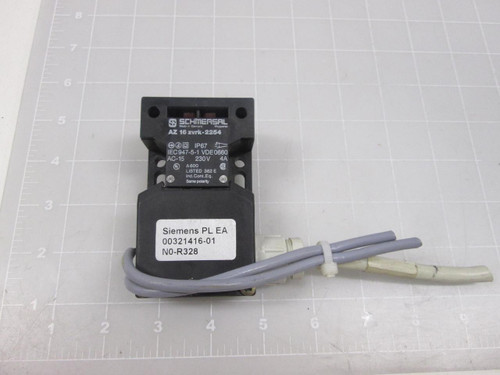 SCHMERSAL AZ 16 ZVRK-2254 KEYED INTERLOCK SWITCH T61394