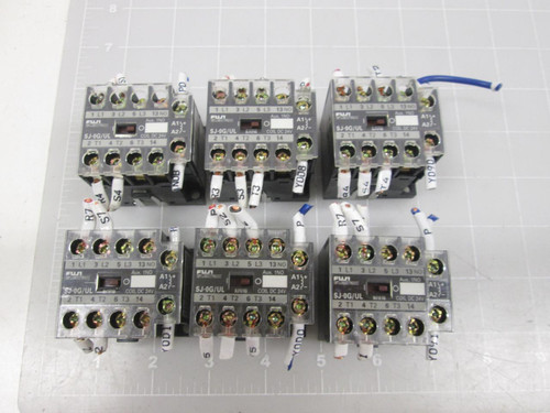 LOT OF 3 FUJI SJ-0G/UL MAGNETIC CONTACTOR T64082