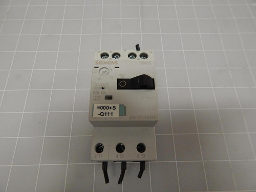 SIEMENS  3RV1011-1DA15  CIRCUIT BREAKER  T65075