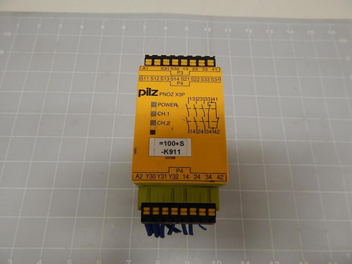 PILZ  PNOZX3P SAFETY RELAY  T65081