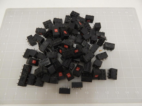 LOT OF 86 C&K CR V VOLTAGE SWITCH T64409