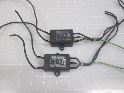 LOT OF 2 TDK ZCB2203-11S NOISE FILTER T65318