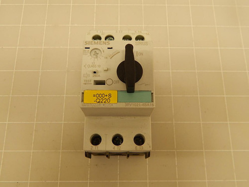 SIEMENS 3RV1021-4BA15 3RV1021-4BA15 CIRCUIT BREAKER T71423