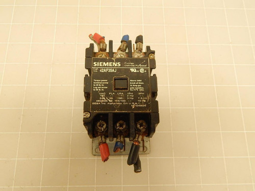 SIEMENS 42AF35AJ CONTACTOR T72074