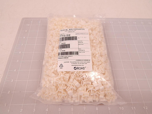 LOT OF 1000 ROHS FTH-6-19-M CABLE CLAMPS T73583