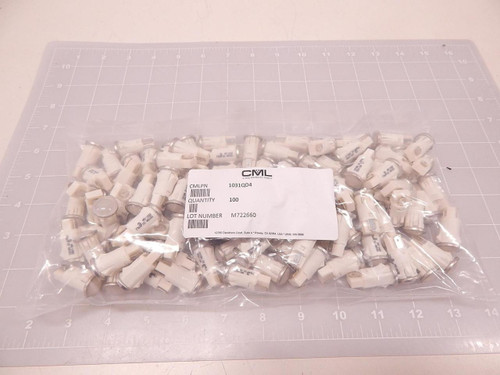 LOT OF 100 CML 10311D4 NEON LIGHT INDICATOR T75777