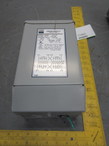 EGS HEVI-DUTY HS1F1BS TRANSFORMER 1 KVA T74893
