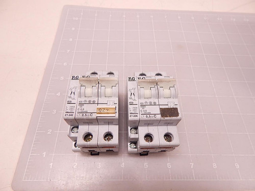 LOT OF 2 F&G Z7-HK L7-05/2/C CIRCUIT BREAKERS T77743