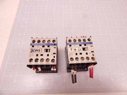 LOT OF 2 TELEMECANIQUE LC1K 0610 U7 MINIATURE CONTACTORS T77727