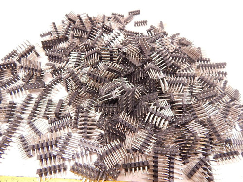 LOT OF 314 HARWIN M20-980646 HEADERS & WIRE HOUSINGS 06+06 DIL VERTICAL PIN HEADER TIN T78130