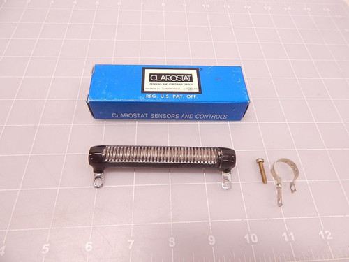 LOT OF 39 CLAROSTAT VP50KA1 WIREWOUND RESISTORS - CHASSIS MOUNT 1 OHM 50.0WADJUST WIREWOUND RESISTOR T79348