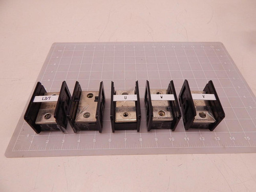LOT OF 5 MIBU DENKI DF-200 DF-300 TERMINAL BLOCKS T81526