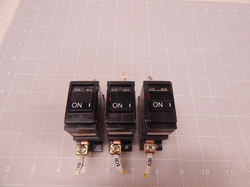 LOT OF 2 MATSUSHITA CP-C BAC101305 CIRCUIT PROTECTOR T82917