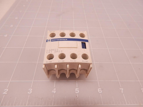 SCHNEIDER ELECTRIC TELEMECANIQUE LADN22 AUXILIARY CONTACT BLOCK T82739