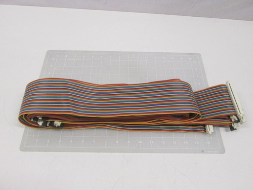 LOT OF 6 4 FT FLAT RIBBON CABLES W/ PIN IDC CONNECTOR T63408