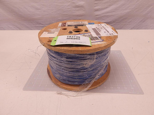 ROLL OF 1000 FT ALPHA WIRE 3081 BLUE SINGLE CONDUCTOR HOOK UP WIRE 10 AWG 600 V