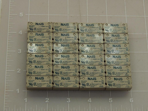 LOT OF 24 NAIS ST2-DC5V AR2029 GENERAL PURPOSE RELAYS 8A 5VDC 1FORMA/1FORMB PCB T86960