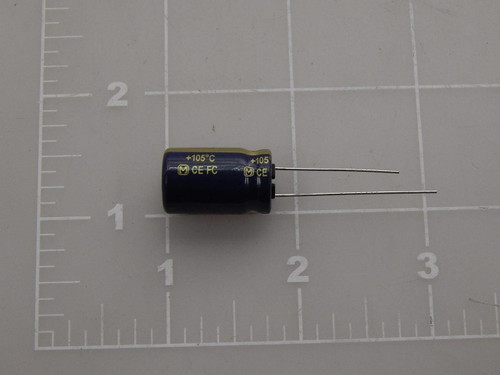 LOT OF 184 PANASONIC EEUFC2A101 ALUMINUM ELECTROLYTIC CAPACITORS - LEADED 100 UF 100 V T88504
