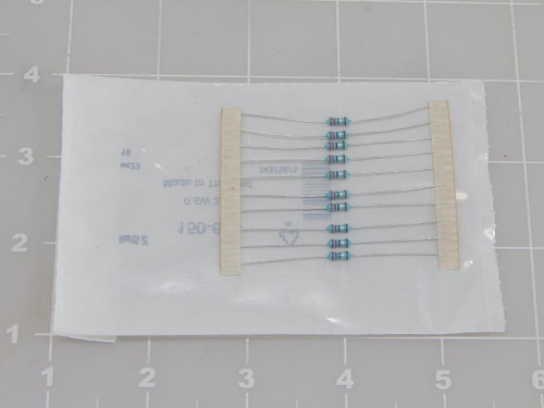 LOT OF 7 LOT OF 10 150-644 METAL FILM RESISTORS - THROUGH HOLE 2.2OHM 3/5W 100PPM T88572