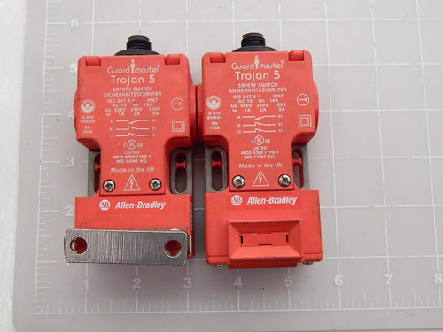 Lot of 2 Allen Bradley TROJAN 5 Guard Master Interlock Safety Switch T89312 For Sale