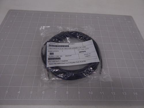 Molex 847310017 USB TYPE-B Plug & Cable Sub-Assembly CIC 5.05 M T91476 For Sale